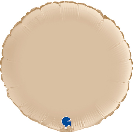 Balon Grabo 18'' Okrągły Satin Cream(kremowy satynowy)