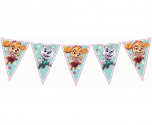 Banner flagi Paw Patrol Skye and Everest