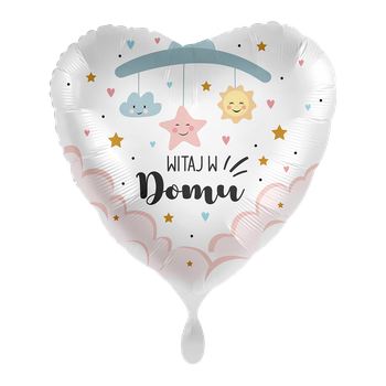 Balon foliowy 18" Witaj w domu - Welcome home