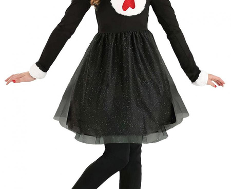 Zestaw dla dzieci Kotek dziewczynka (opaska, sukienka, spodnie), rozm. 110/120 cm