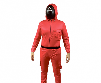 Strój Gra w Kalmara, Czerwony - Trójkąt rozm. 56 (L)