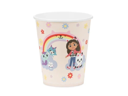 Kubeczki Koci Domek Gabi, mix, 250 ml