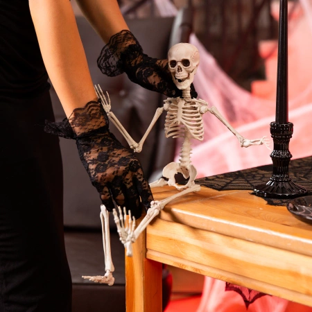 Wiszący szkielet Halloween 50 cm