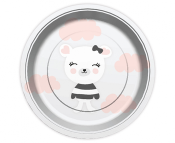 Talerzyki papierowe "Lovely Friends", 23 cm/ 6 szt.