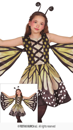 Strój Motylka dla dziewczynki 3-4 lata, rozm. 101-109 cm