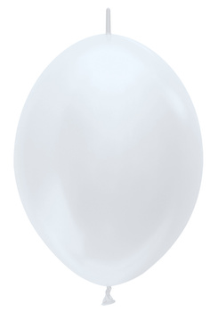 Balony Sempertex LINK Pearl White, 12", 50szt