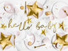 Baner Little Star - Hello Baby, złoty, 18x70cm 