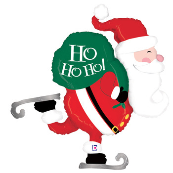 Balon Grabo 45'' 114 cm Mikołaj na łyżwach