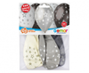 Balony Premium Hel GWIAZDY SREBRNE, 13 cali/ 6 szt.