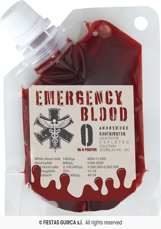 Sztuczna krew w tubce, 30ml