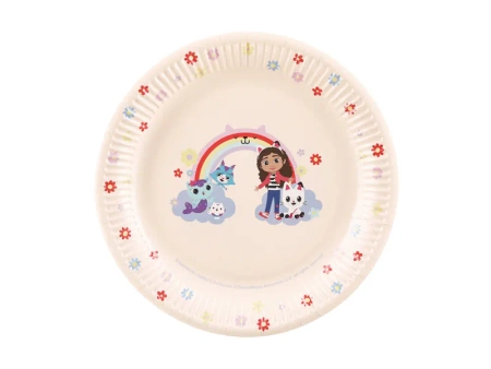 Talerzyki Koci Domek Gabi, mix, 23 cm