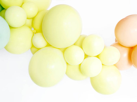 Balony Strong 12cm, Pastel Light Yellow