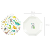 Papierowy talerz 9cali w dinozaury 6szt