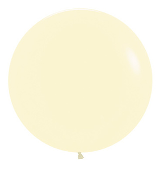 Balony Pastel Matte Yellow 24", 1 szt