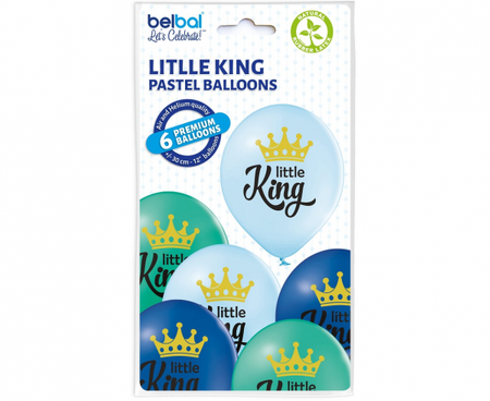 Balony Mały Król, 6 szt.