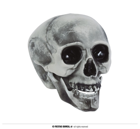 Dekoracja na Halloween Czaszka, 20 cm