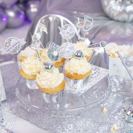 Toppery Silver Disco 8szt. zestaw