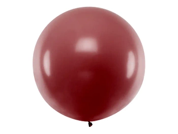 Balon okrągły 1m, Pastel Burgundy