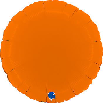 Balon Grabo 18'' Okrągły Matte Orange ( matowy pomarańczowy)