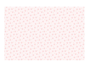 Obrus papierowy Łapki, mix, 180x120 cm