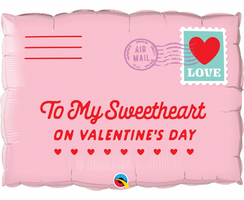 Balon foliowy 30" QL SHP "Addressed To My Sweetheart"