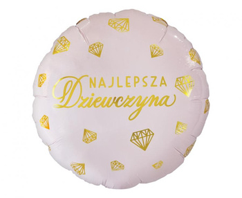 Balon foliowy Najlepsza Dziewczyna, 18"