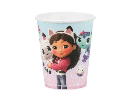 Kubeczki Koci Domek Gabi, mix, 250 ml