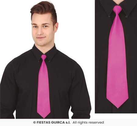 Ciemny różowy Krawat, 45cm