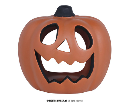 Ceramiczna dynia na Halloween, 12x9 cm