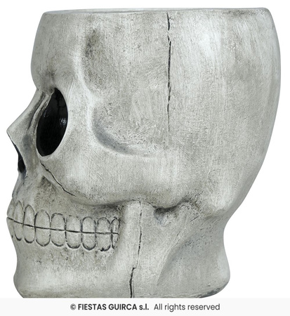 Talerz Czaszka, 15x12cm , żywica