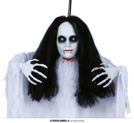 Dekoracja wisząca Duch, interaktywna, 120 cm