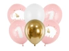 Balony 30 cm, Roczek, Baby pink