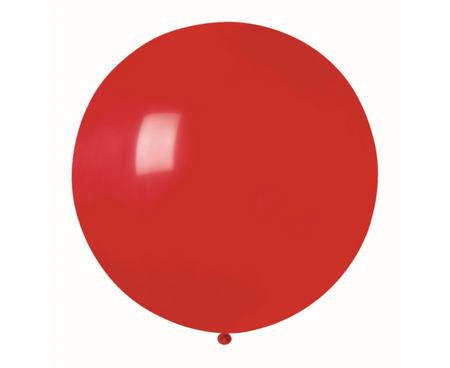 Balon G220 pastel kula 0.75m - czerwony 45