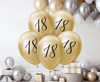 Balony Beauty&Charm 18, platynowe j. złote, 12"/ 5 szt.