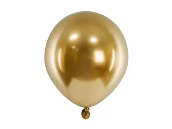Balony Glossy 12 cm, złoty (5")