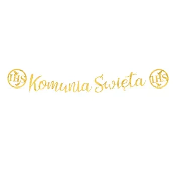 Banner Komunijny Komunia Święta 150 cm
