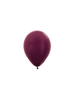 Balony  Metallic Burgundy 5", 50 szt