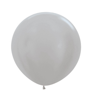 Balony Sempertex, Pearl Silver 24", 1 szt