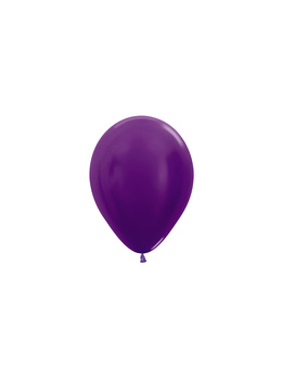 Balony Metallic Violet 5", 50 szt