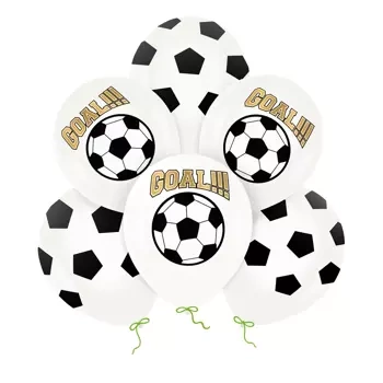 Balony biodegradowalne Football 12cali 6szt.