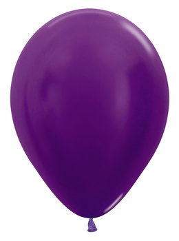 Balony Metallic Violet 12", 50 szt