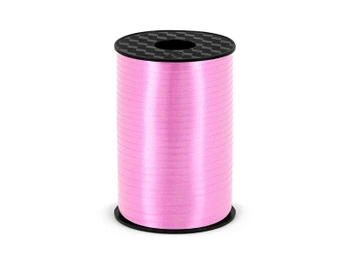 Wstążka plastikowa, j. różowy, 5mm/225m