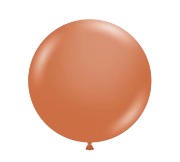 Balony Tuftex Burnt Orange 17", 1 szt