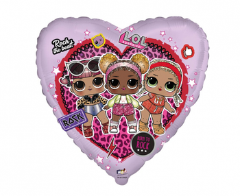 Balon foliowy 18" FX - LOL: Rock