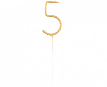 Złota cyfra 5 (zimny ogień)