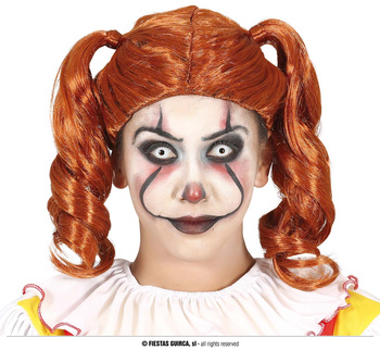 Peruka Rude Kucyki, damska 