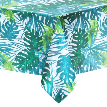 Obrus w zielone liście 137x274cm