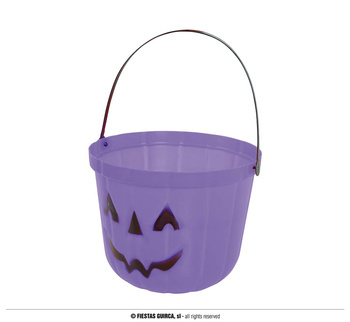 Wiaderko na cukierki na Halloween, 20 cm,