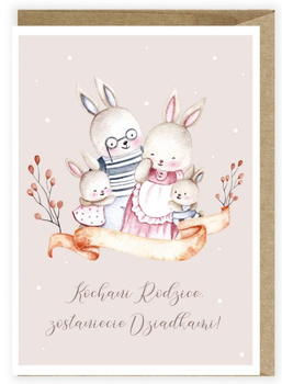 Kartka Zostaniecie Dziadkami