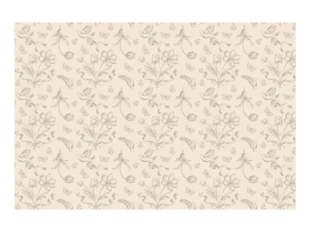  Obrus beżowe Kwiaty, 180x120 cm